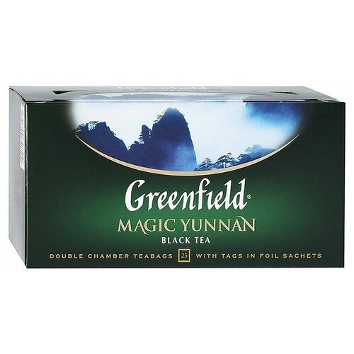 Greenfield чай черный пакетированный Magic Yunnan 2г*100п