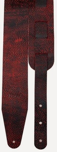 Изображение товара FL50001L Leather Ремень для гитары, кожаный, цвет лава, Fidel