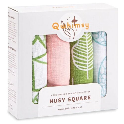 Набор муслиновых салфеток Qwhimsy 