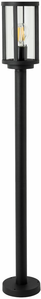 Ландшафтный столбик TORONTO A1036PA-1BK E27 40 Вт металл стекло черный