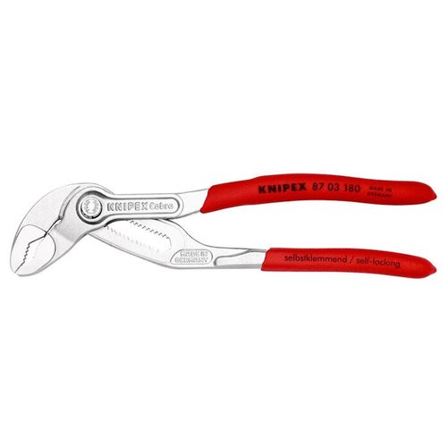 Сантехнические клещи Knipex 87 03 180 180 мм красный