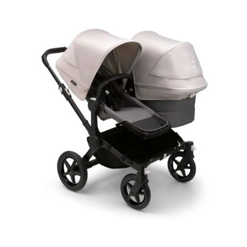 Детская коляска 2 в 1 Bugaboo Donkey5 Duo Black/Grey Melange/Misty White