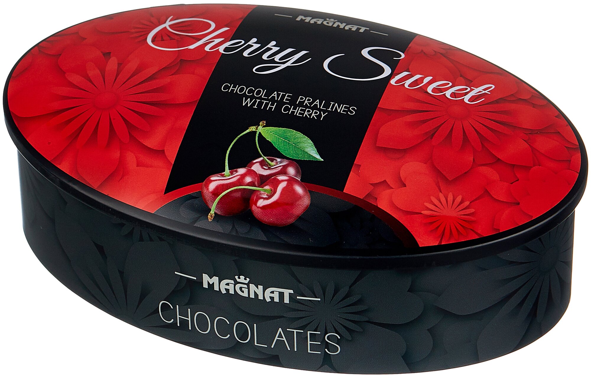 Конфеты пралине Magnat из темного шоколада с вишневым ликером "Сладкая вишня"