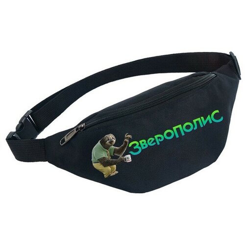 фото Сумка поясная noname, черный