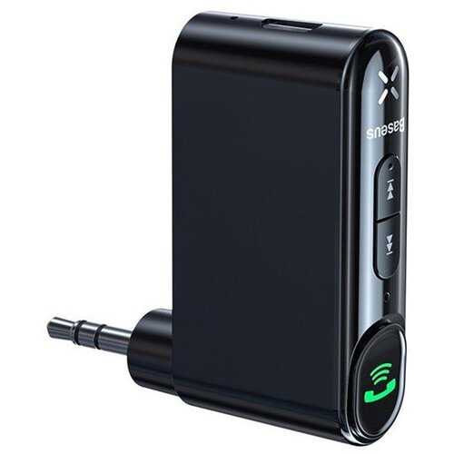 Ресивер для музыки Baseus Qiyin пластик Bluetooth микрофон AUX цвет чёрный 94900₽