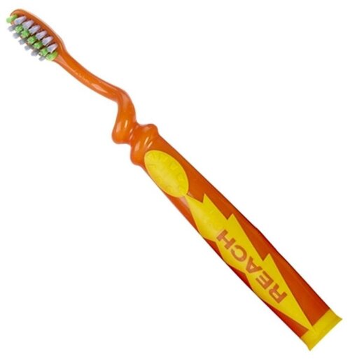 Зубная щетка Reach Wonder Grip 6-12 лет, оранжевый