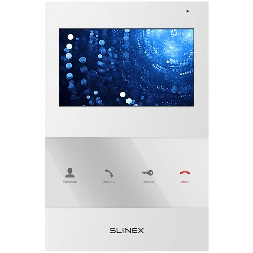 Комплект видеодомофона Slinex SQ-04M White монитор видеодомофона slinex sonik 7 cloud белый серебро