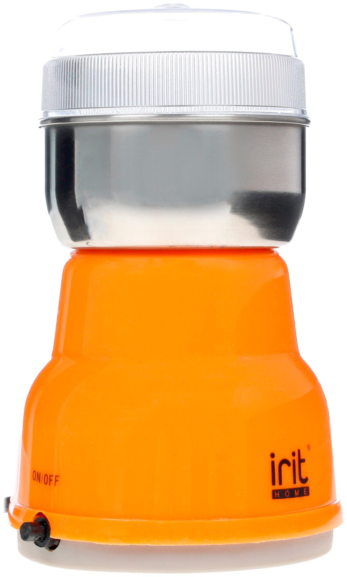 Кофемолка irit IR-5303, оранжевый - фотография № 2