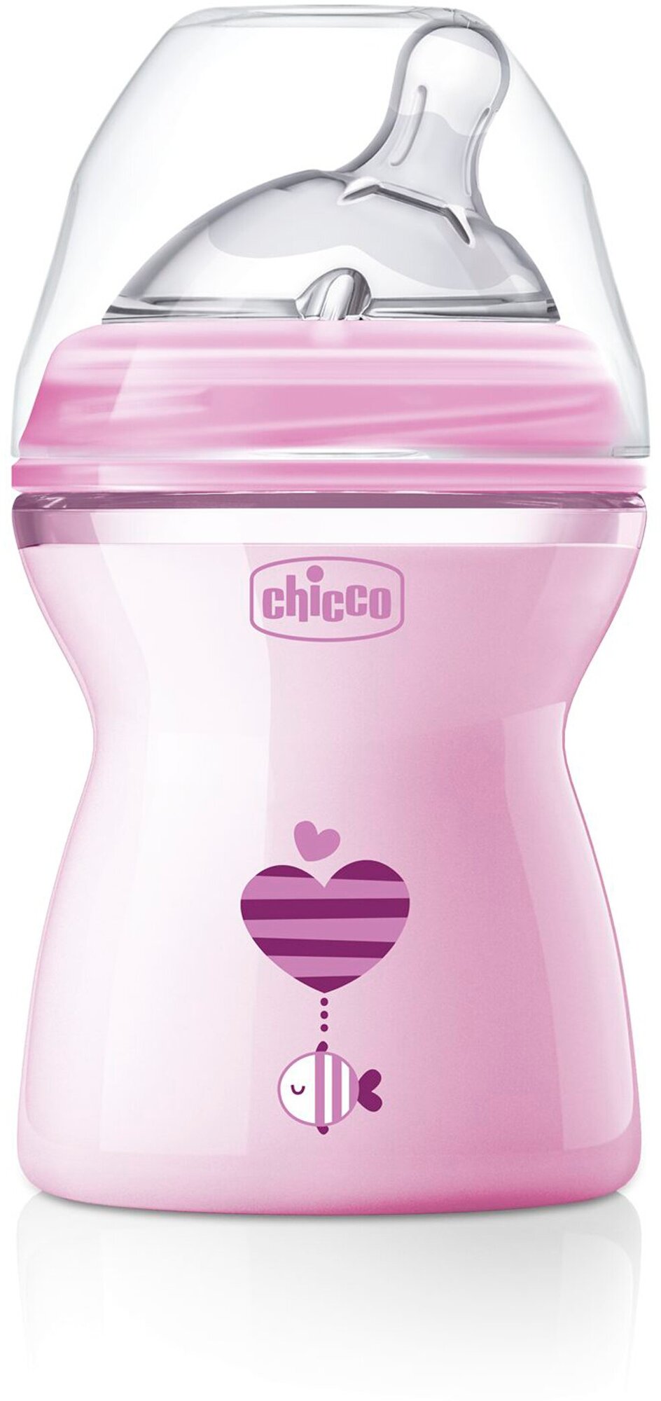 Бутылочка пластиковая Chicco Natural Feeling c силиконовой соской, 250 мл (80723.00.50) - фото №6