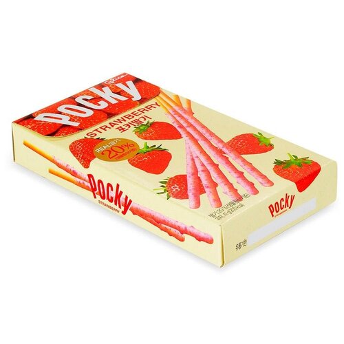 Печенье Glico Pocky с клубникой, 41 г