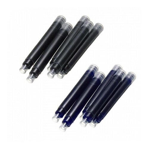 Картридж для перьевой ручки для перьевой ручки Kaco Disposable Ink Sac K1607 1.37 мл черный/синий 12
