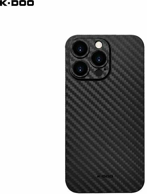 Чехол ультратонкий K-DOO Air Carbon для iPhone 13 Pro Max, черный