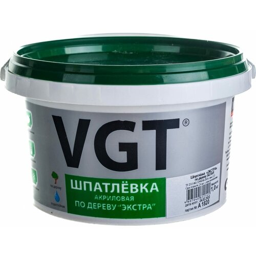 Шпаклевка по дереву VGT Экстра шпатлёвка vgt экстра по дереву махагон 0 3 кг