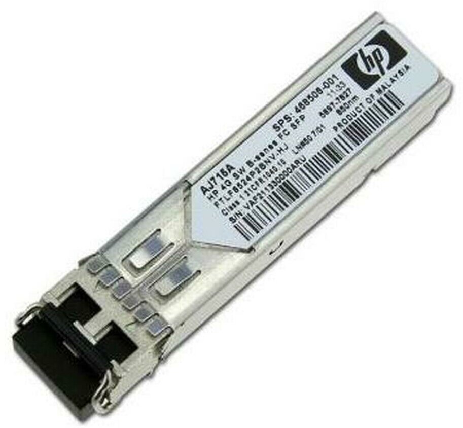 Трансивер HP 4Gb Short Wave B-series FC SFP 1 Pack AJ715A