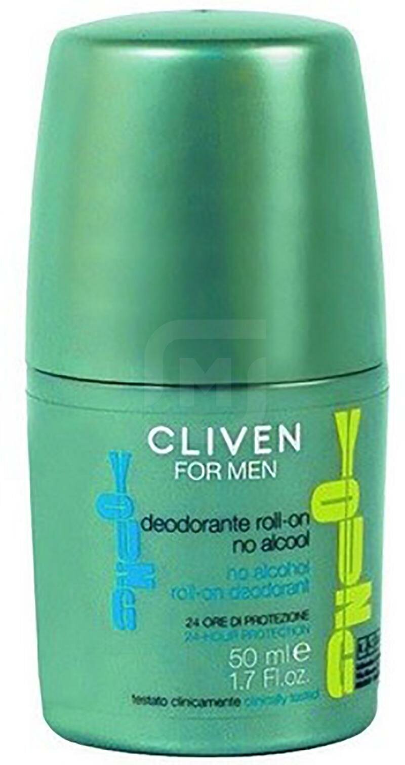 CLIVEN FOR MEN. Мужской шариковый дезодорант YOUNG 24ч защиты, 50 мл