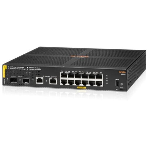 Коммутатор HPE Aruba 6000 R8N89A#ABB 2SFP 12PoE 139W управляемый