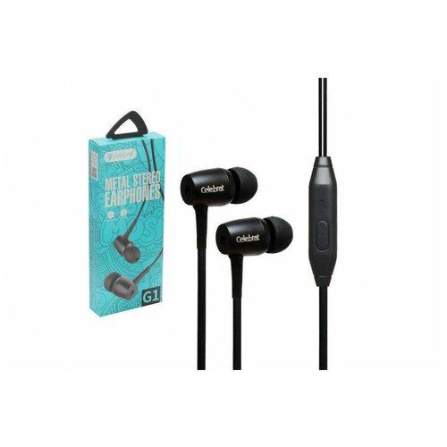 Наушники Celebrat G1 черный 40200₽