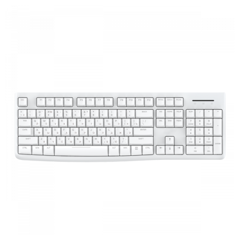 Комплект клавиатура + мышь DAREU MK185, белый, английская/русская