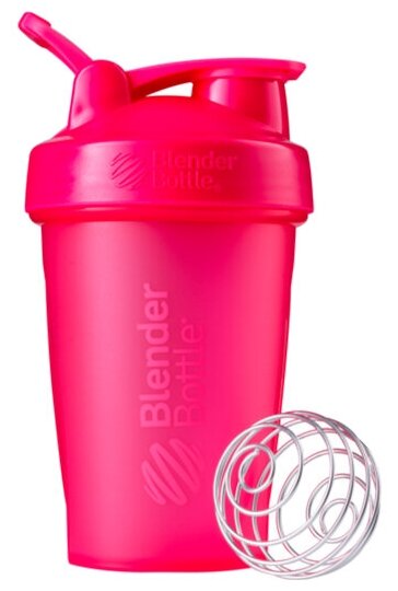 Шейкер для холодных напитков BlenderBottle Classic (0,591 л), розовый