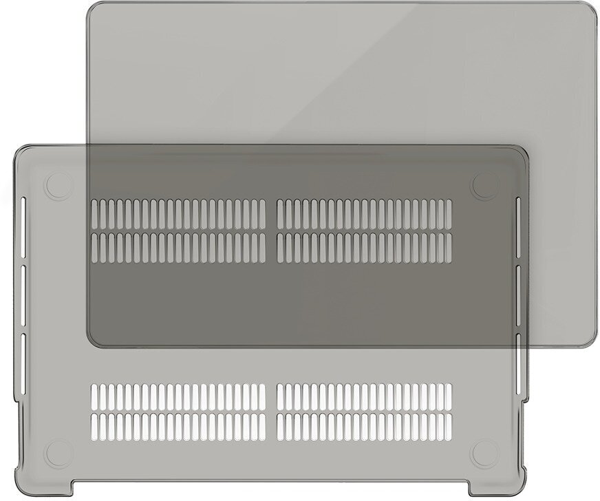 Чехол-накладка пластиковая для MacBook 133 Pro M1 M2 A1706/A1708/A1989/A2159/A2289/A2251/A2338 черный