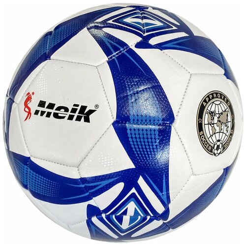 B31238 Мяч футбольный "Meik-086-1" 4-слоя, TPU+PVC 2.7, 410-420 гр, машинная сшивка