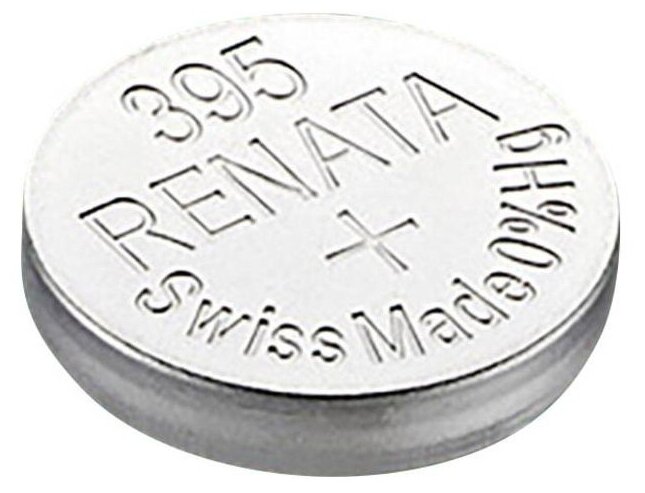 Батарейка Renata 395 (SR927SW) Silver Oxide 1.55V, 1 шт