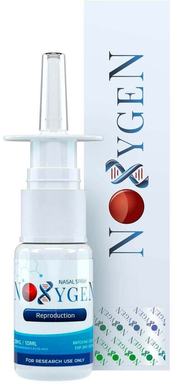 Noxygen Reproduction 10mg/10ml Nasal Spray для поддержки всего организма, улучшения обмена веществ