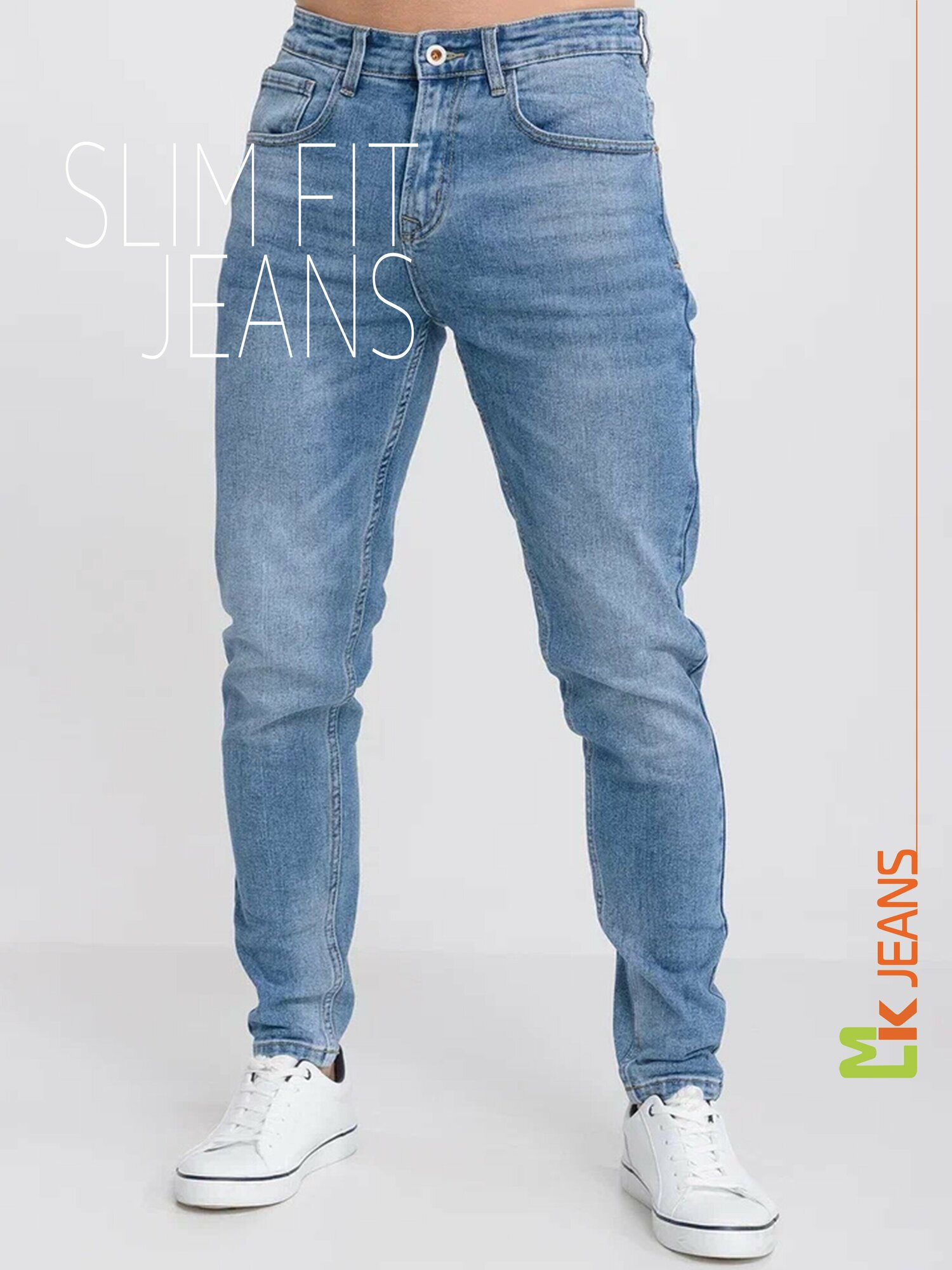 Джинсы зауженные MkJeans