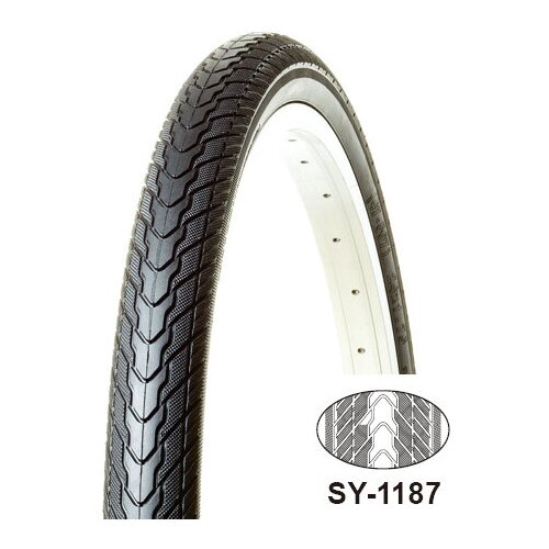 фото Покрышка для велосипеда seуoun sy-1187, 28x1.75" черный seyoun