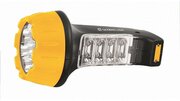 Ultraflash LED3818 (фонарь аккум. 220В, черный /желтый, 7+8 LED, 2 режима, SLA, пластик, коробка), цена за 1 шт.