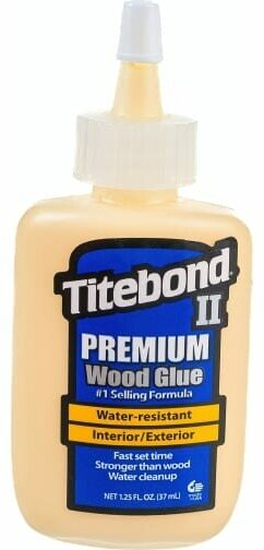 фото Клей ПВА Titebond II Premium Wood Glue D3, 118 мл