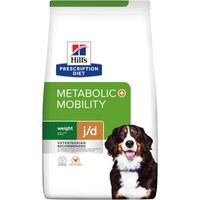 Сухой диетический корм для собак Hill's Prescription Diet Metabolic + Mobility способствует снижению веса при заболевании суставов, с курицей, 12кг