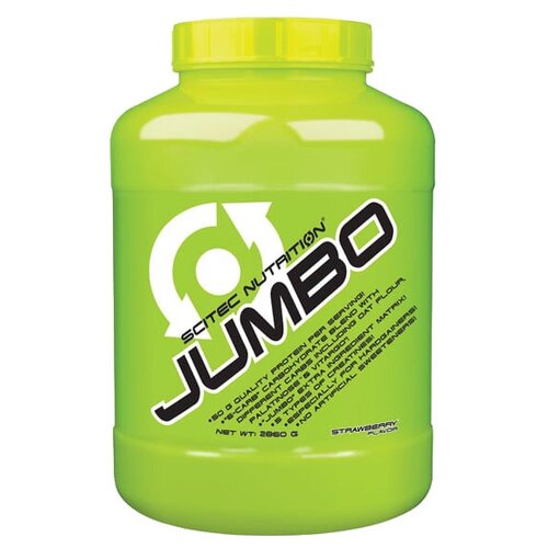 Гейнер Scitec Nutrition Jumbo, 2860 г, клубника