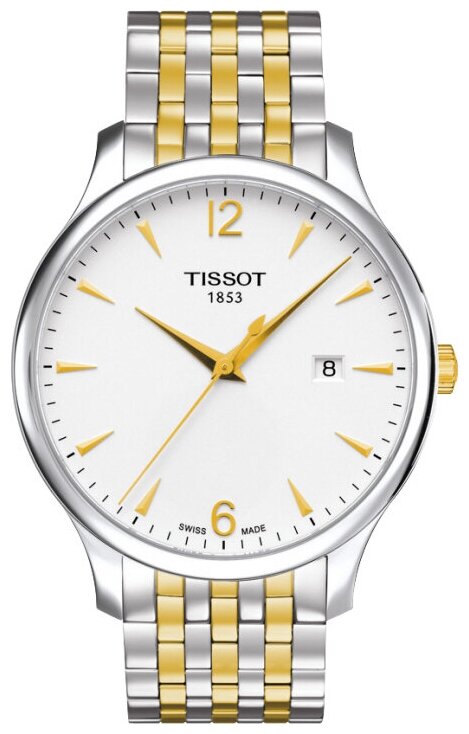 Наручные часы TISSOT T063.610.22.037.00, белый, серебряный