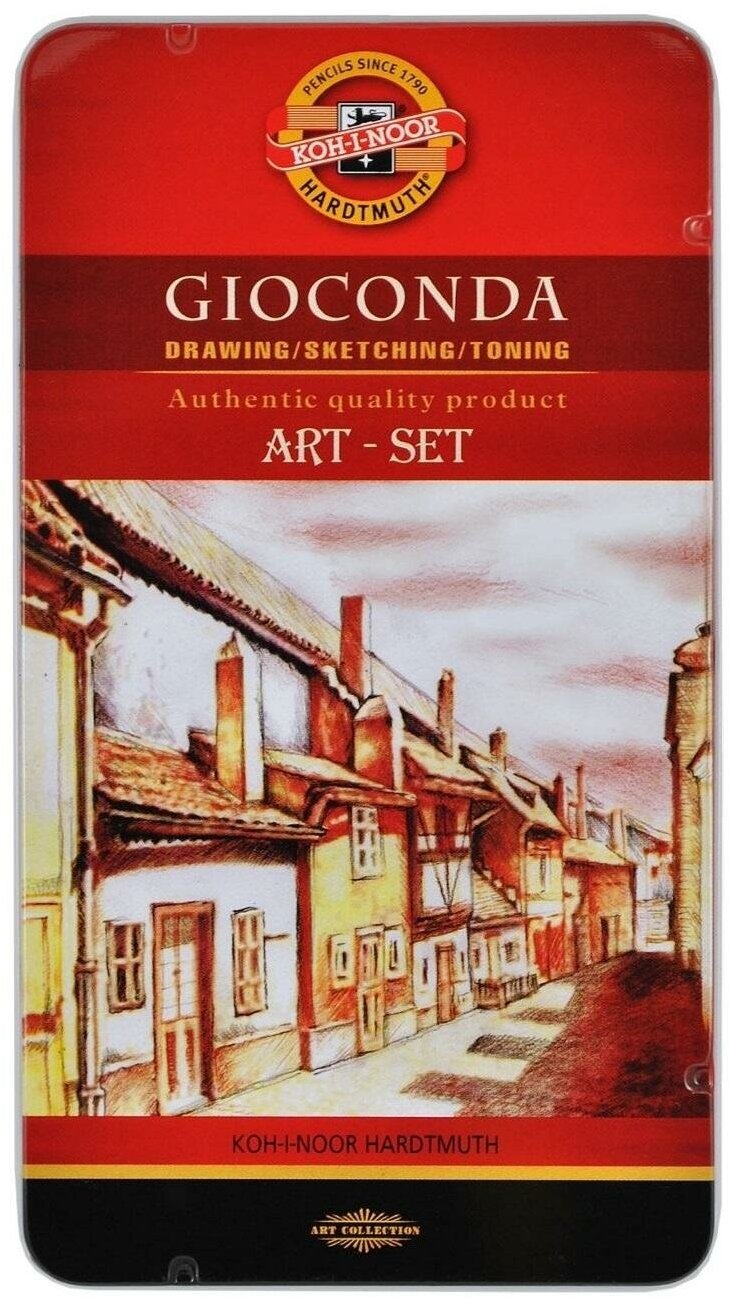 Набор графических материалов GIOCONDA 8890, 10предм, мет. 8890000001PLRU(Д)