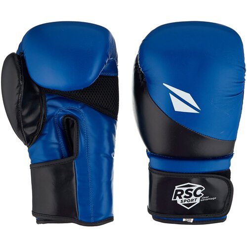 фото Боксерские перчатки rsc sport bf bx 023 синий/черный 12 oz