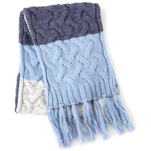 фото Шарф женский finn flare, цвет: голубой a20-32149_124, размер: единый