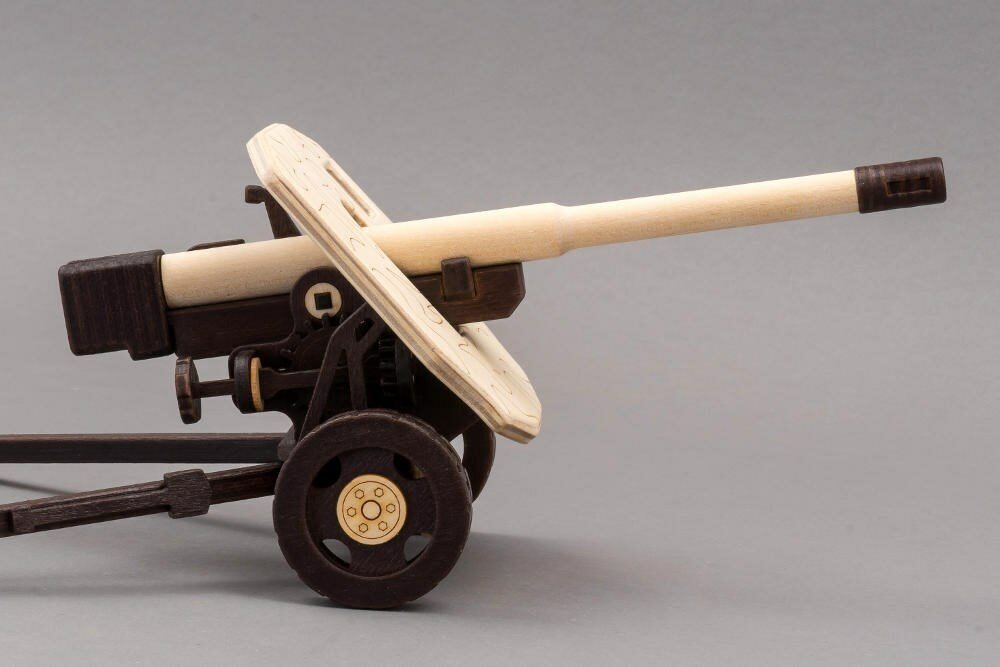 Сборная деревянная модель Артиллерийская пушка MIST (TARG)