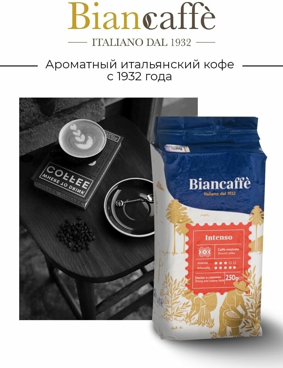 Кофе молотый INTENSO 500 г (250г×2) - фотография № 2