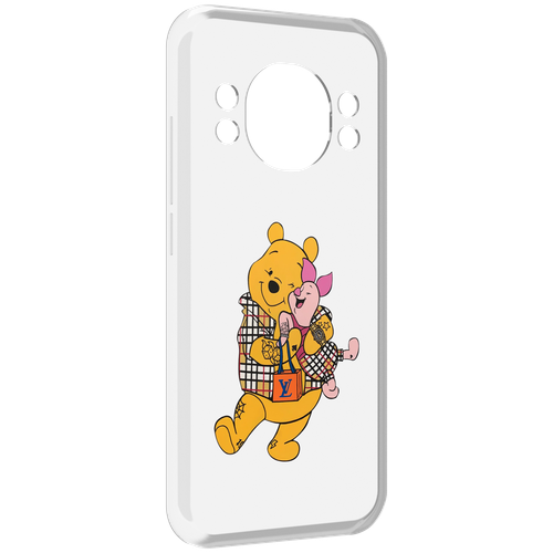 Чехол MyPads модный-медведь-из-винни-пуха для Doogee S98 / S98 Pro задняя-панель-накладка-бампер