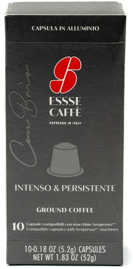 Кофе в капсулах Essse Caffe INTENSO & PERSISTENTE, 3 шт по 52 г (30 капсул) - фотография № 2