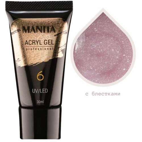 Manita Professional Акриловый гель для ногтей №06, 30 мл