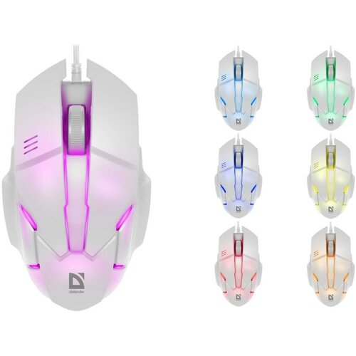 Мышь DEFENDER Host MB-982 проводная черный 87800₽