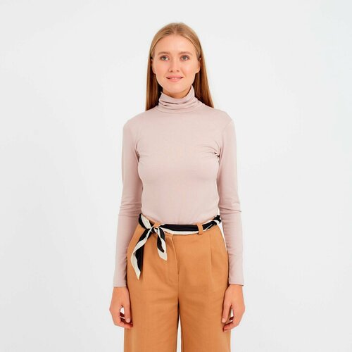 фото Водолазка minaku, размер 42, бежевый