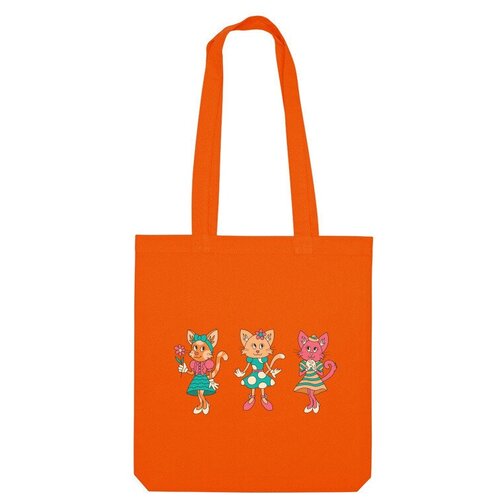 фото Сумка шоппер us basic, оранжевый