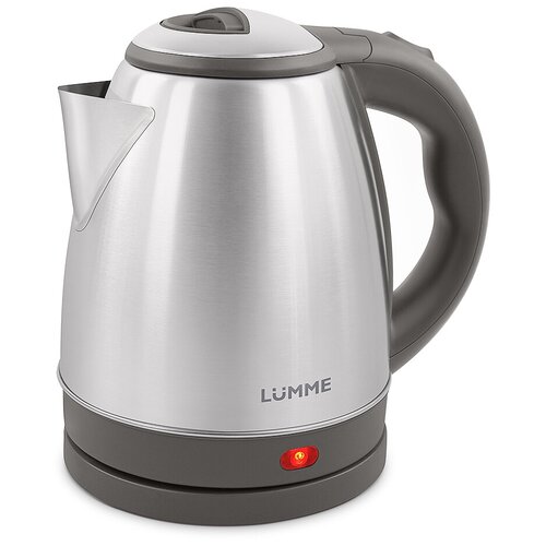Чайник LUMME LU-162, серый жемчуг lumme lu 162 темный топаз чайник металлический