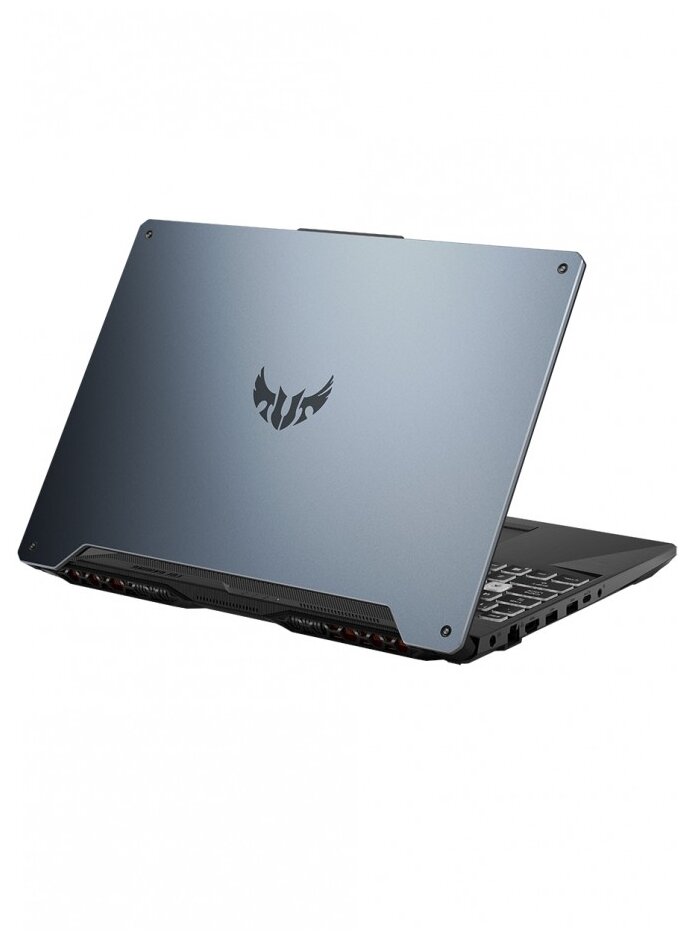 156 Ноутбук ASUS TUF Gaming F15 FX506LH-HN197T 1920x1080 Intel Core i5 10300H 25 ГГц SSD 512 ГБ NVIDIA GeForce GTX 1650 Windows 10 Home 90NR03U1-M05370 серый