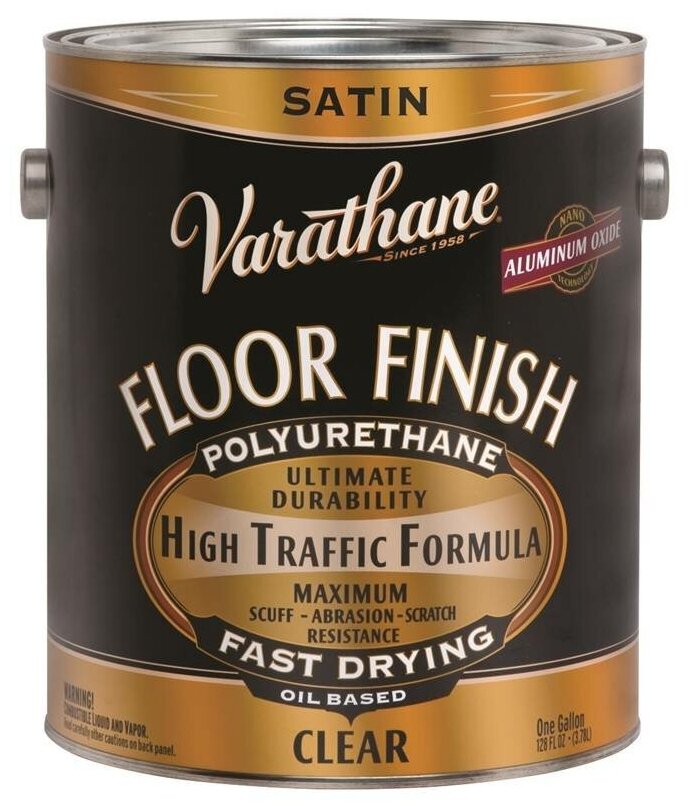 Varathane Premium Floor Finish Oil Based Лак для пола на маслянной основе полиуретановый (матовый, 3,78 л)