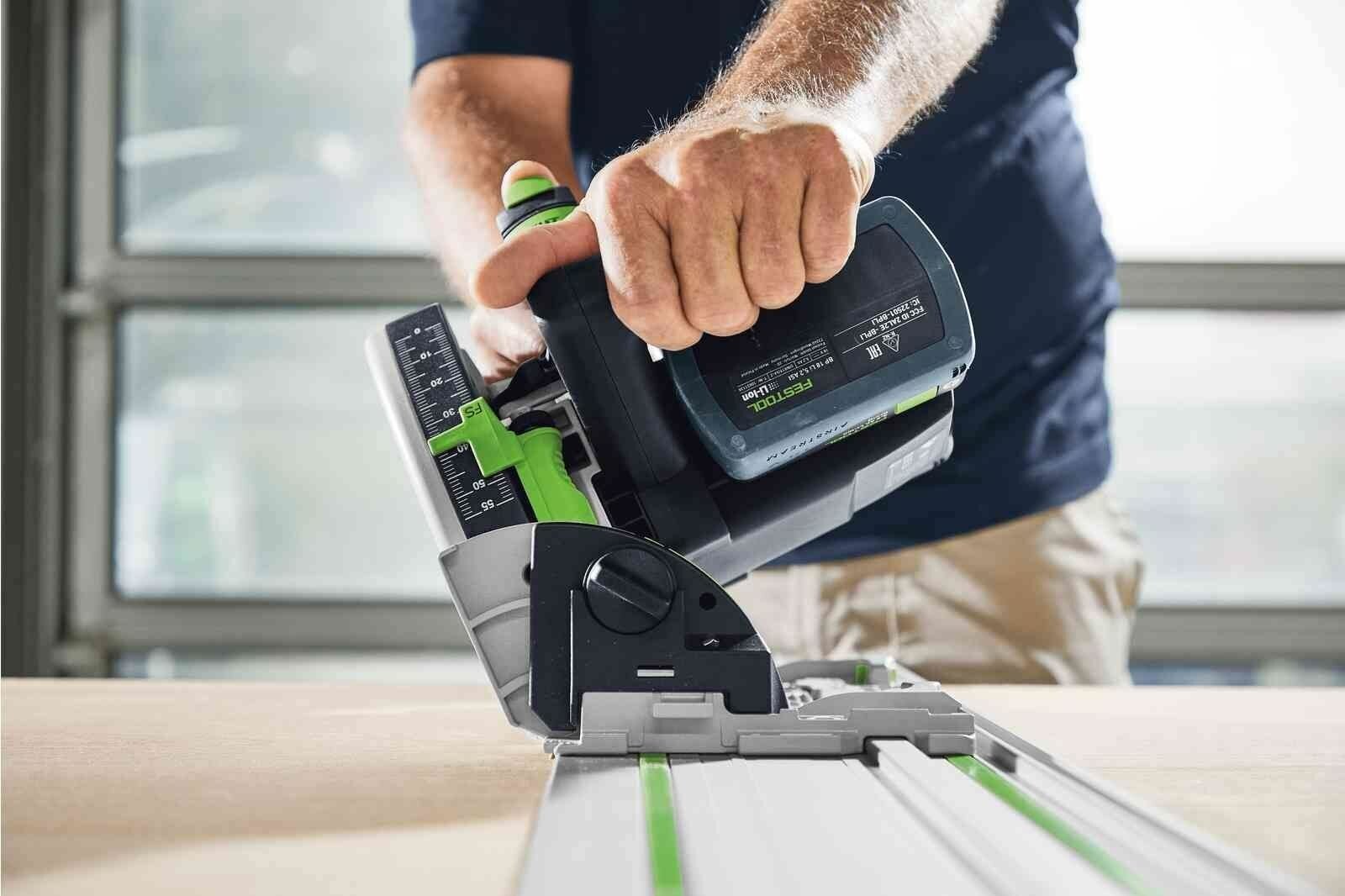 Аккумуляторная дисковая пила Festool TSC 55 KEB-Basic 576712 - фотография № 6