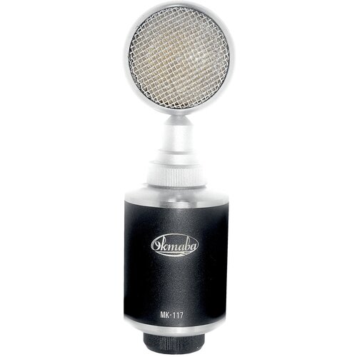 Микрофон проводной Октава МК-117, разъем: mini XLR, черный микрофон проводной октава мк 117 разъем mini xlr никель